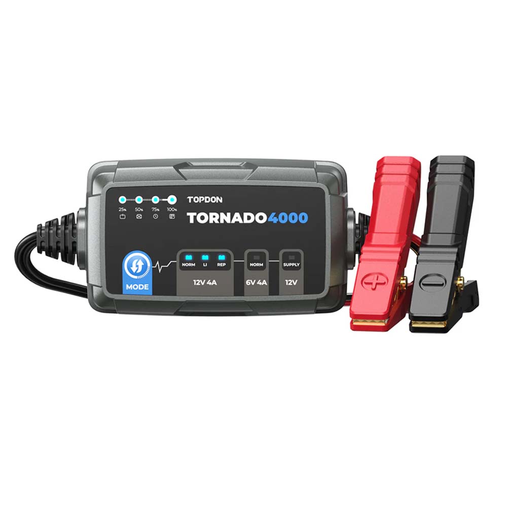 TOPDON TORNADO 4000 - Versatile and Safe All-in-one Battery Charger - 65W