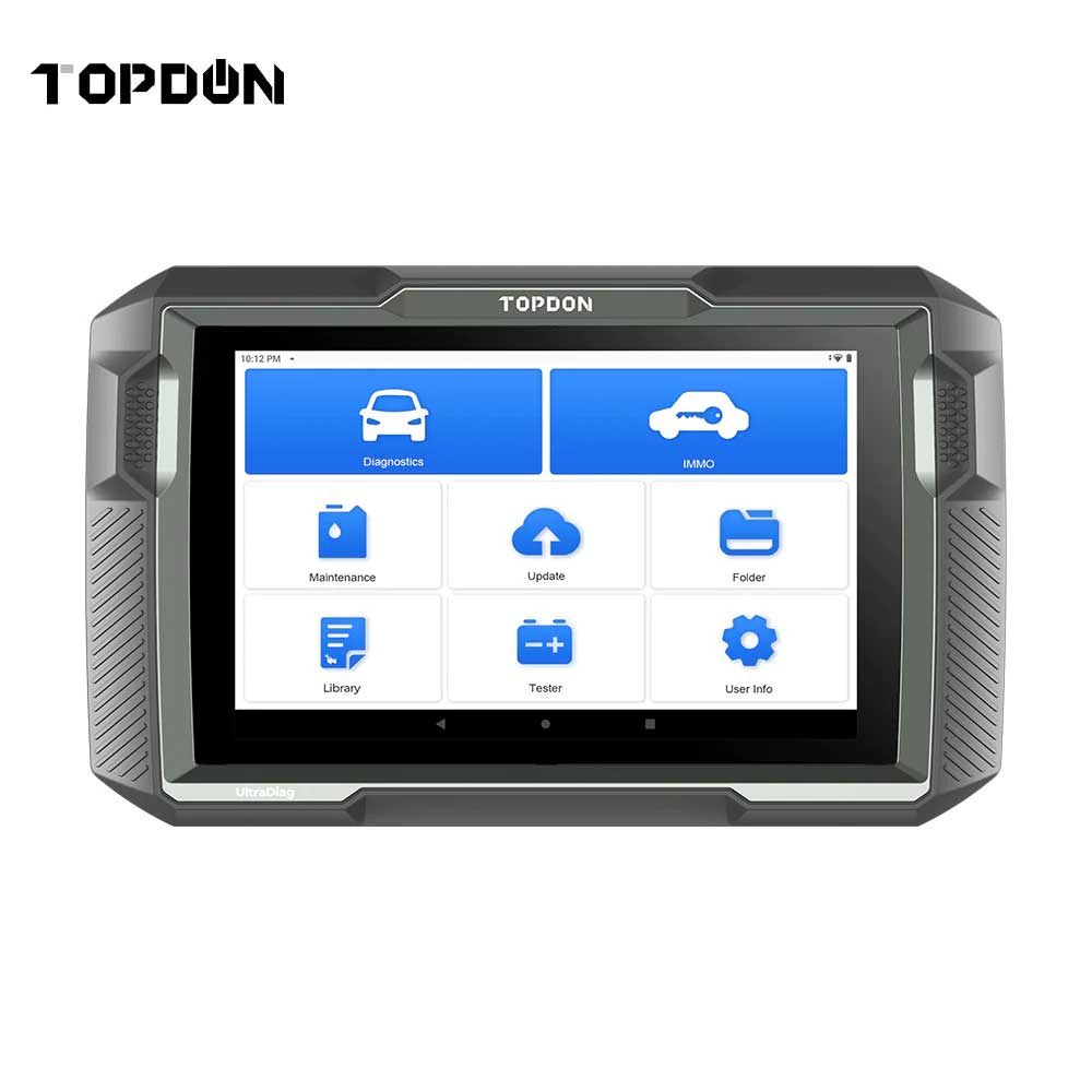 TOPDON UltraDiag 8" Scan Tool and Key Programming Device with Bi-Directional Controls