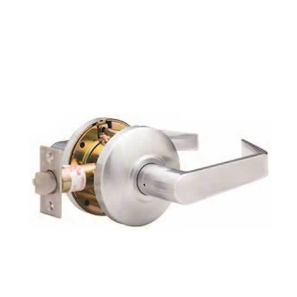 TownSteel - CSRC-75-S - Commercial Lever Set Handle - Clutch Lever Set - 2-3/4 Backset - Satin Chrome - Passage - Grade 2