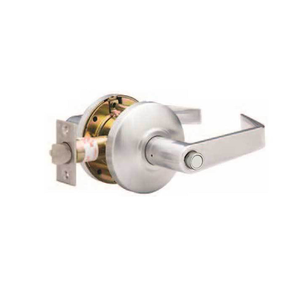 TownSteel - CSRC-76-S - Commercial Lever Set Handle - Clutch Lever Set - 2-3/4 Backset - Satin Chrome - Privacy - Grade 2