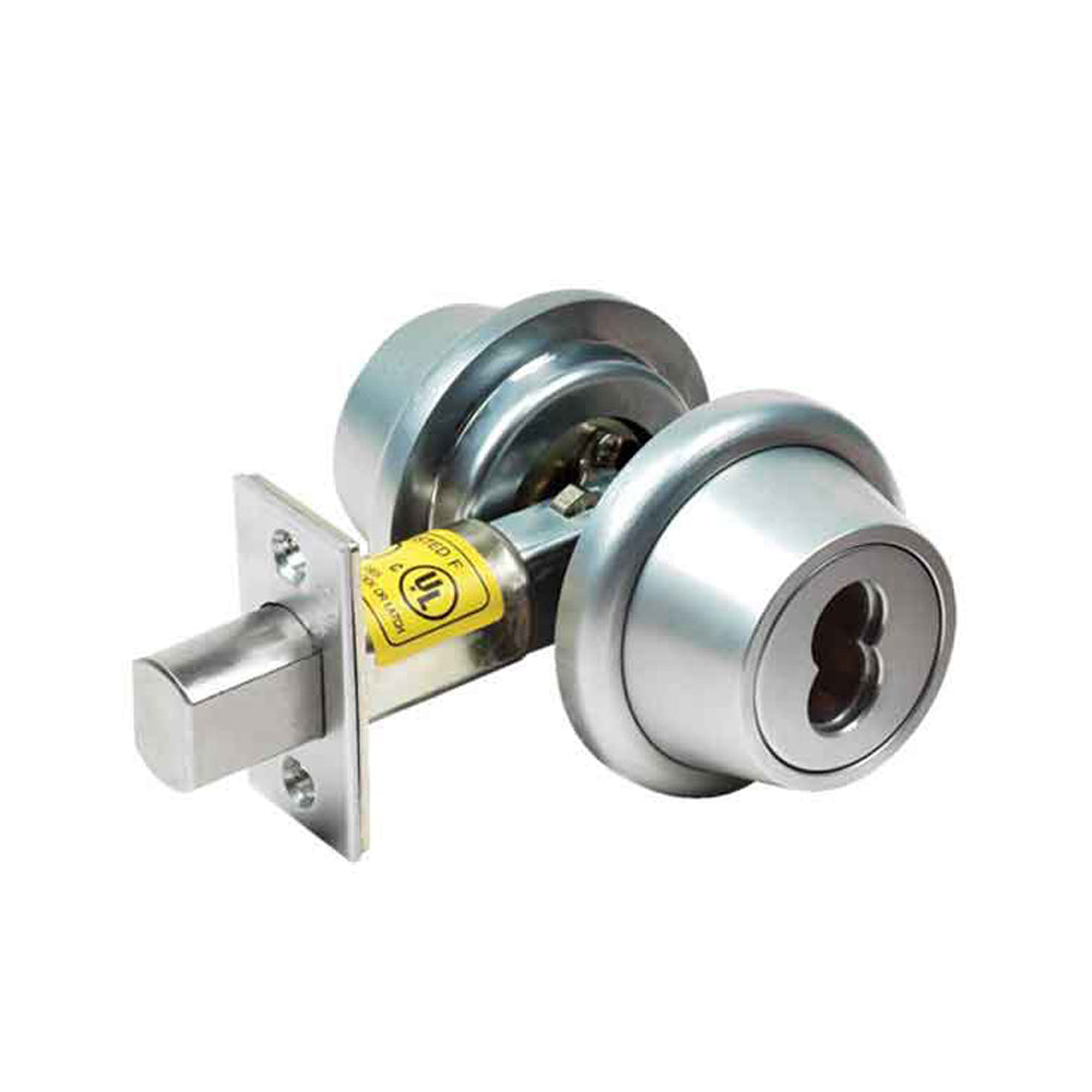 TownSteel - DBFI-62 - Commercial Deadbolt - Double - IC Core (SFIC) - 2-3/4 " Backset - Satin Chrome - Grade 1