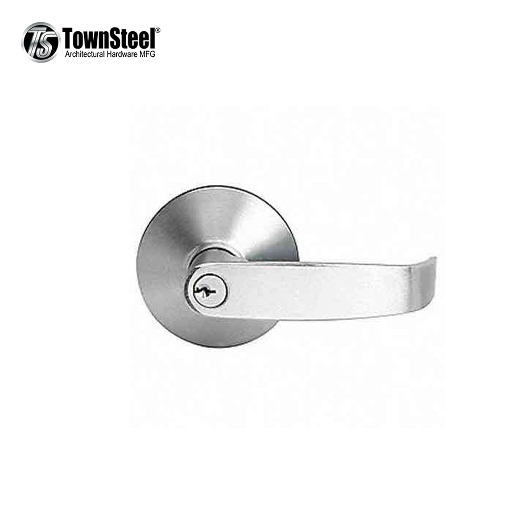 TownSteel - ED8900LS - Sectional Lever Trim Exit Devices - Storeroom Function - Satin Chrome - Grade 1