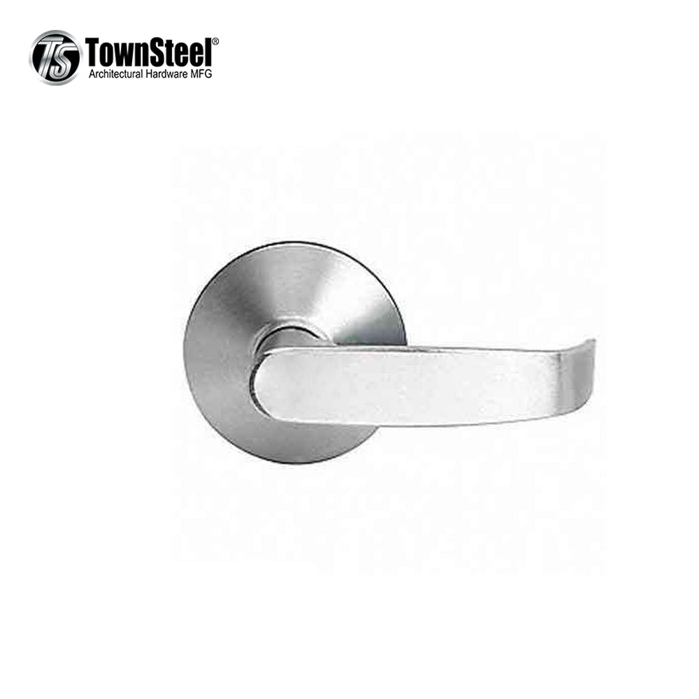 TownSteel - ED5500L - Lever Exit Trim - 2-3/4 Backset - for ED5500/ED5600 Exit Devices - Passage Function - Satin Chrome - Grade 1