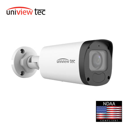 Uniview Tec IPB4E212MX IR Bullet Camera 2.88 to 12mm 4MP True Day/Night WDR Varifocal Lens Built-in Microphone