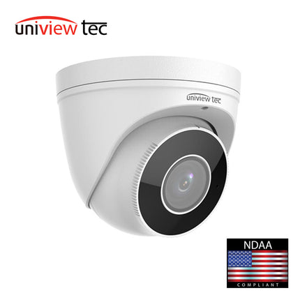 Uniview Tec IPT4E212MX IR Turret Camera 2.88 to 12mm 4MP True Day/Night WDR Varifocal Lens Built-in Microphone