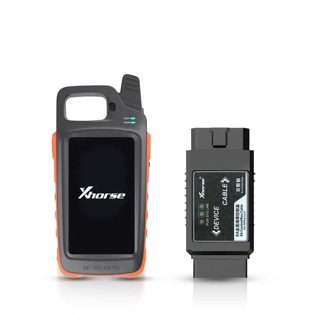 XHORSE VVDI Key Tool MAX PRO with 8A Control Box Cable Key Adapter for All Keys Lost for Toyota