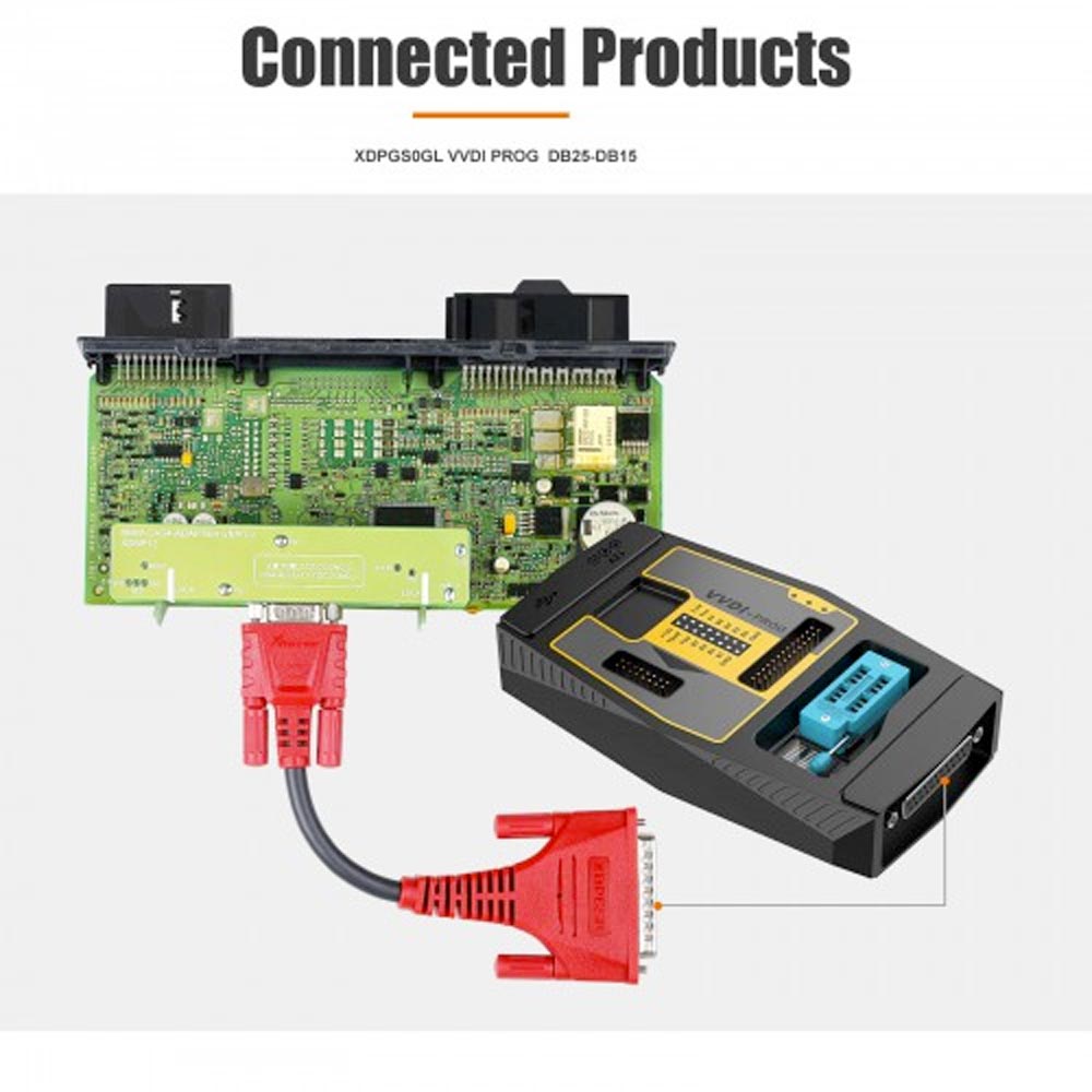 Xhorse XDPGSOGL DB25/DB15 Connector Cable work with VVDI Prog and Solder-free Adapters