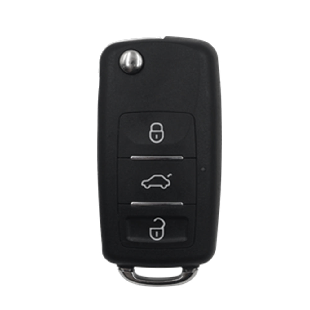 Xhorse XKB510EN Wire Universal Remote Key Volkswagen Style 3 Buttons for VVDI Key Tool (English Version)