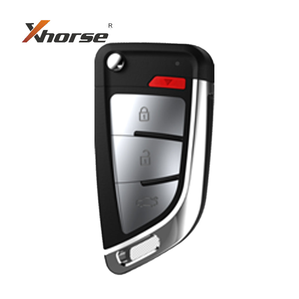 Xhorse XKKF20EN Wire Remote Key Knife Style 4 Buttons for VVDI Key Tool