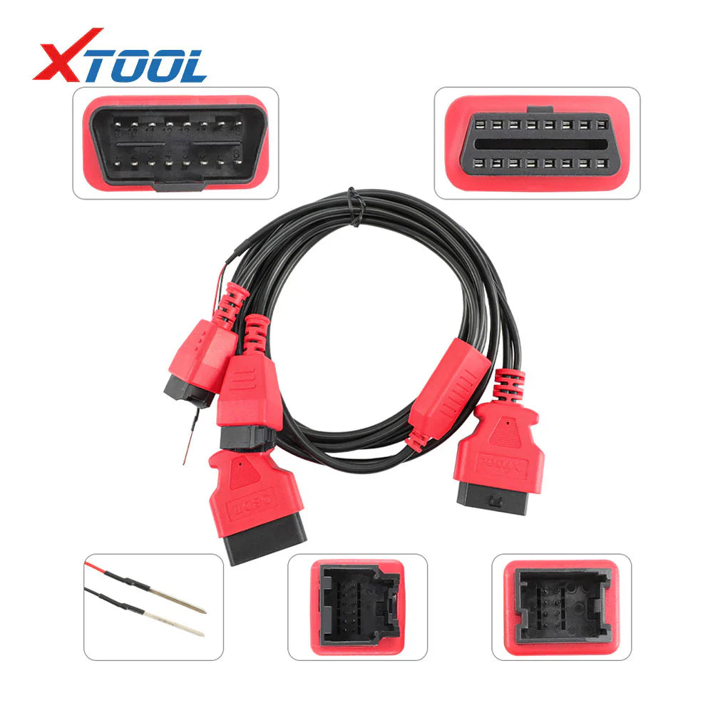 XTOOL - D9S PRO - Full System Diagnostic Tool with KC501 Key Chip Programmer and Lonsdor LKE 5-in-1 Smart Key Emulator and Adapters Kit