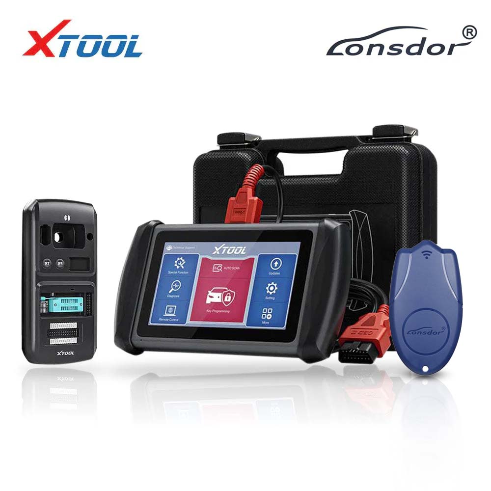 XTOOL - IK618 - IMMO Key Programming Tool with KC501 Key and Chip Programmer and Lonsdor LKE 5-in-1 Smart Key Emulator