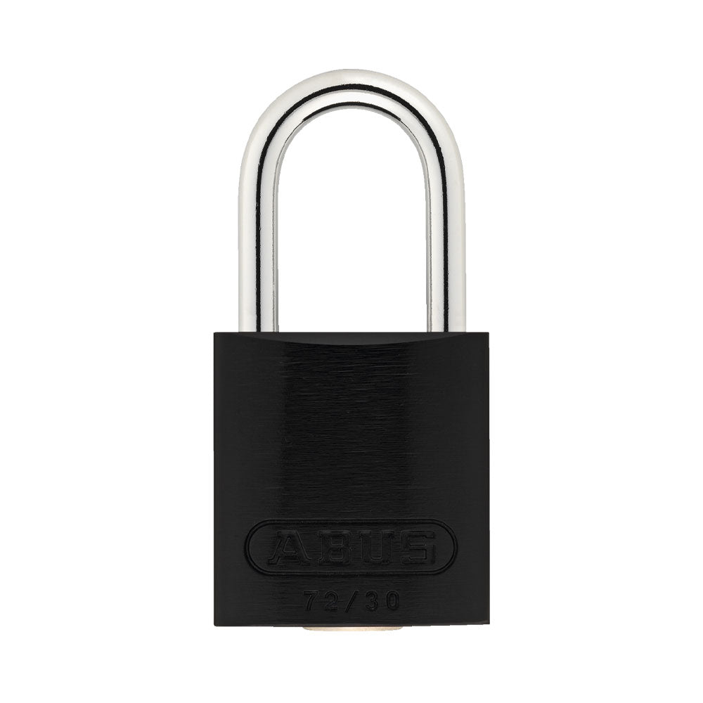 ABUS - 72/30 - Extreme Heat Resistant Rekeyeable Solid Anodized Aluminum Padlock with Optional Finish and Optional Keying - 1-17/64 Inch Width