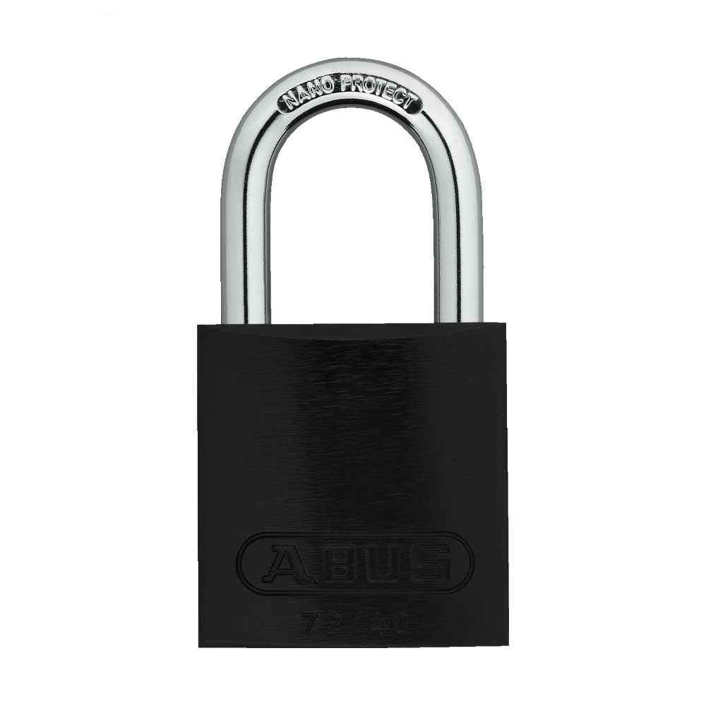 ABUS - 72/40 - Corrosion Resistant Anodized Aluminum Padlock - 1 Inch Shackle with Optional Keying and Optional Finish