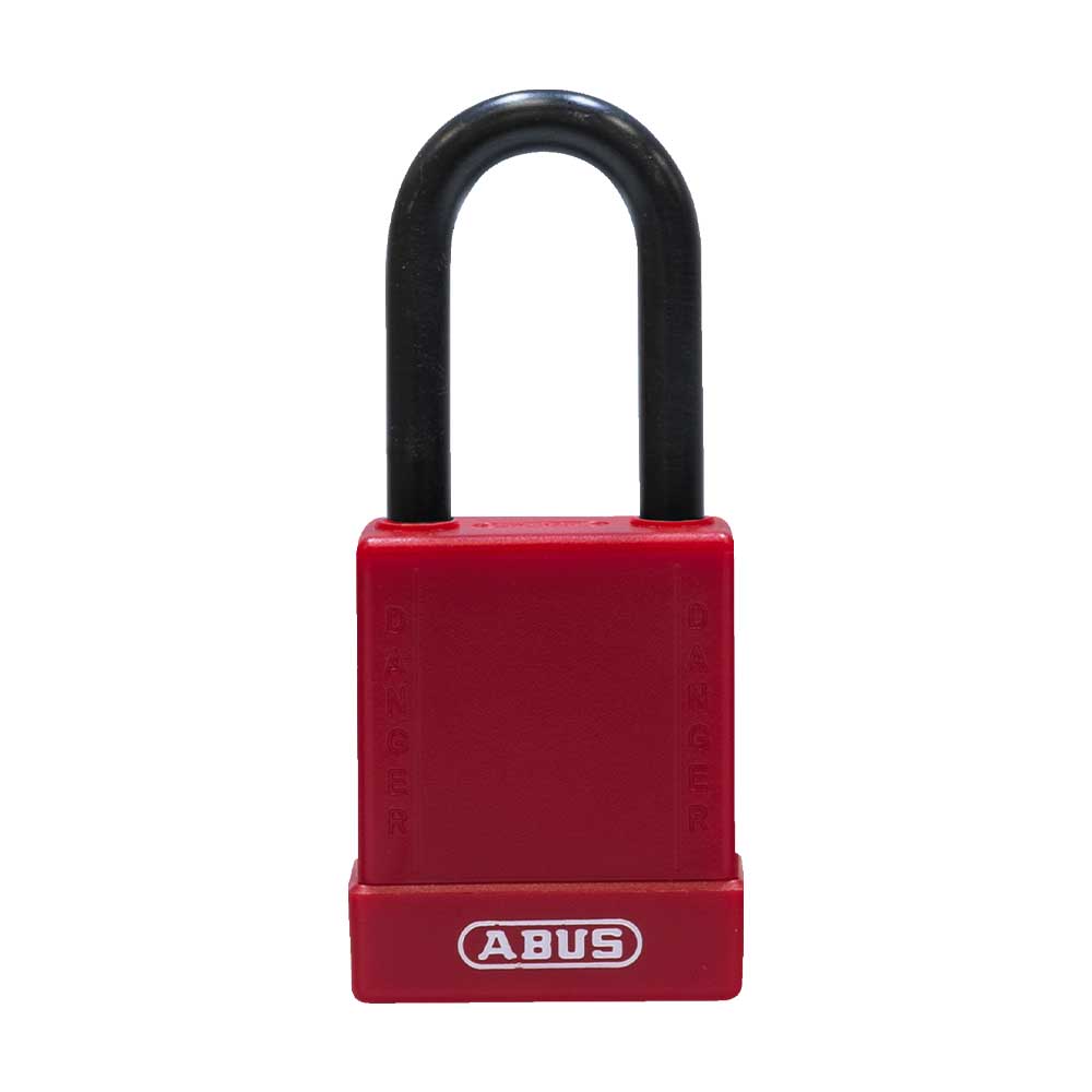 ABUS - 76/40 - Nylon-Covered Aluminum Core Padlock - 1-1/2 Inch Shackle with Optional Keying and Optional Finish