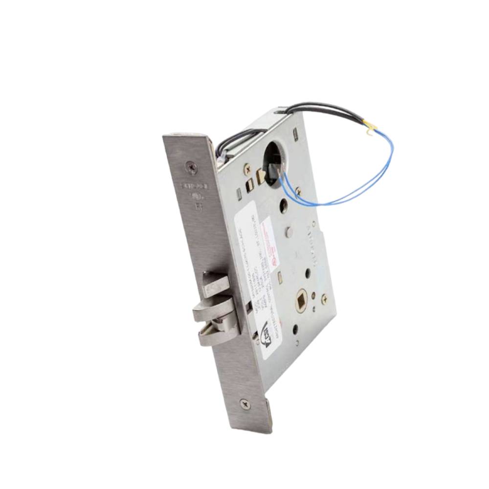 ACSI - M1510M-AE-1-L9070L - Entry Mortise Lever Lock - Fail Safe with Motor Controlled - Authorized Egress and Schlage L Series Office - 26D (Satin Chrome)