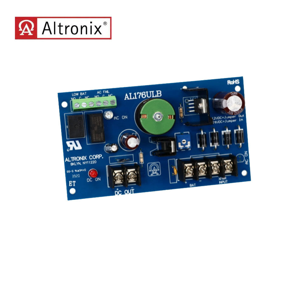 Altronix - AL176ULB - Power Supply Board with Access Control - Single PTC Output