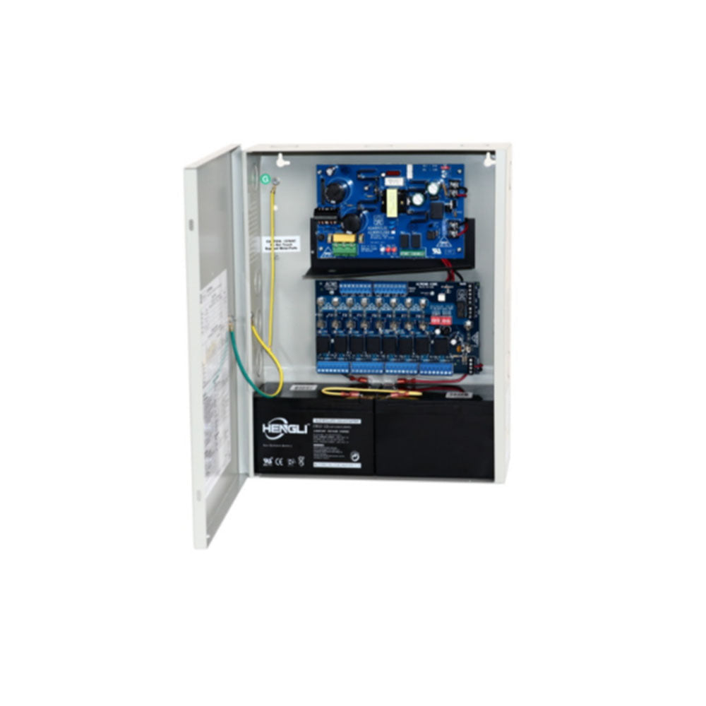 Altronix - AL400ULACM - Power Supply with Access Power Controller - 8 Fused Outputs - Grey Enclosure