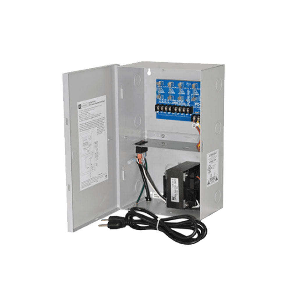 Altronix - ALTV244175UL3 - CCTV Power Supply with 3 Wire Line Cord - 4 Fuse Protected Outputs - Grey Enclosure