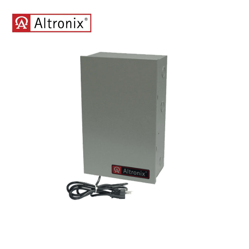 Altronix - ALTV248175UL3 - CCTV Power Supply with 3 Wire Line Cord - 8 Fused Protected Outputs - Grey Enclosure