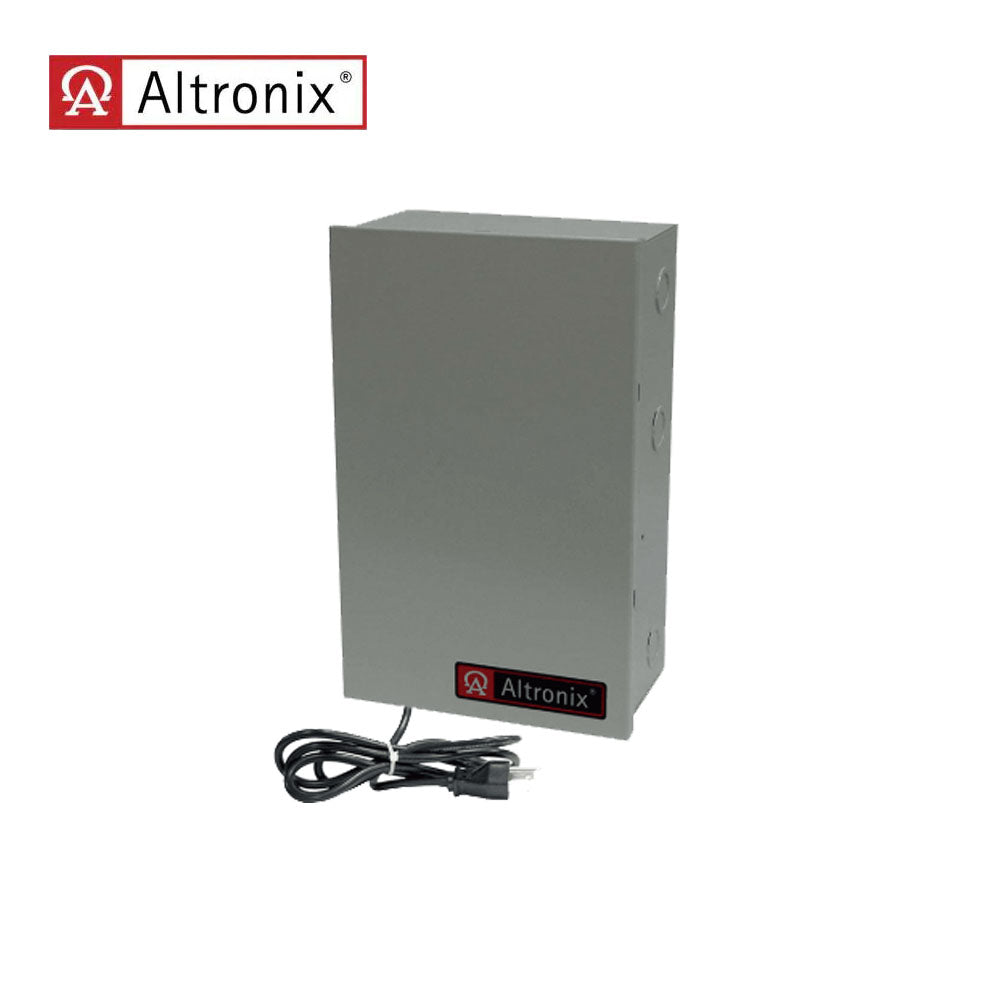 Altronix - ALTV248300ULCB3 - CCTV Power Supply with 3 Wire Line Cord - 8 PTC Protected Outputs Class 2 - Grey Enclosure