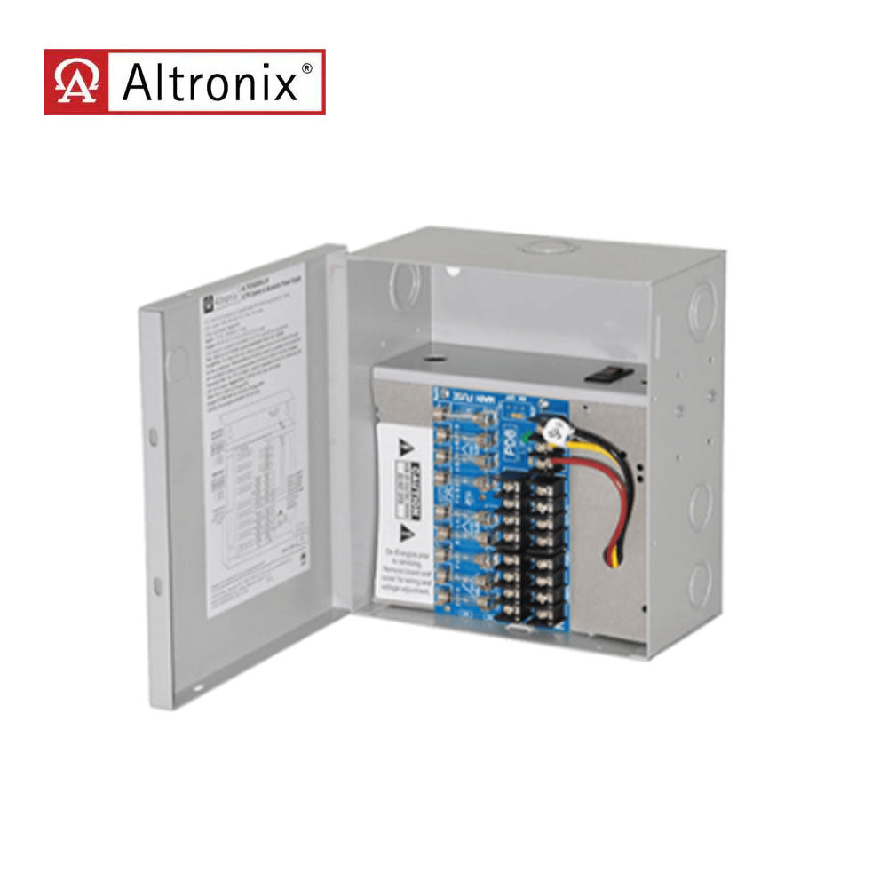 Altronix - ALTV248300ULM - CCTV Power Supply with 8 Fuse Protected Outputs - Small Enclosure