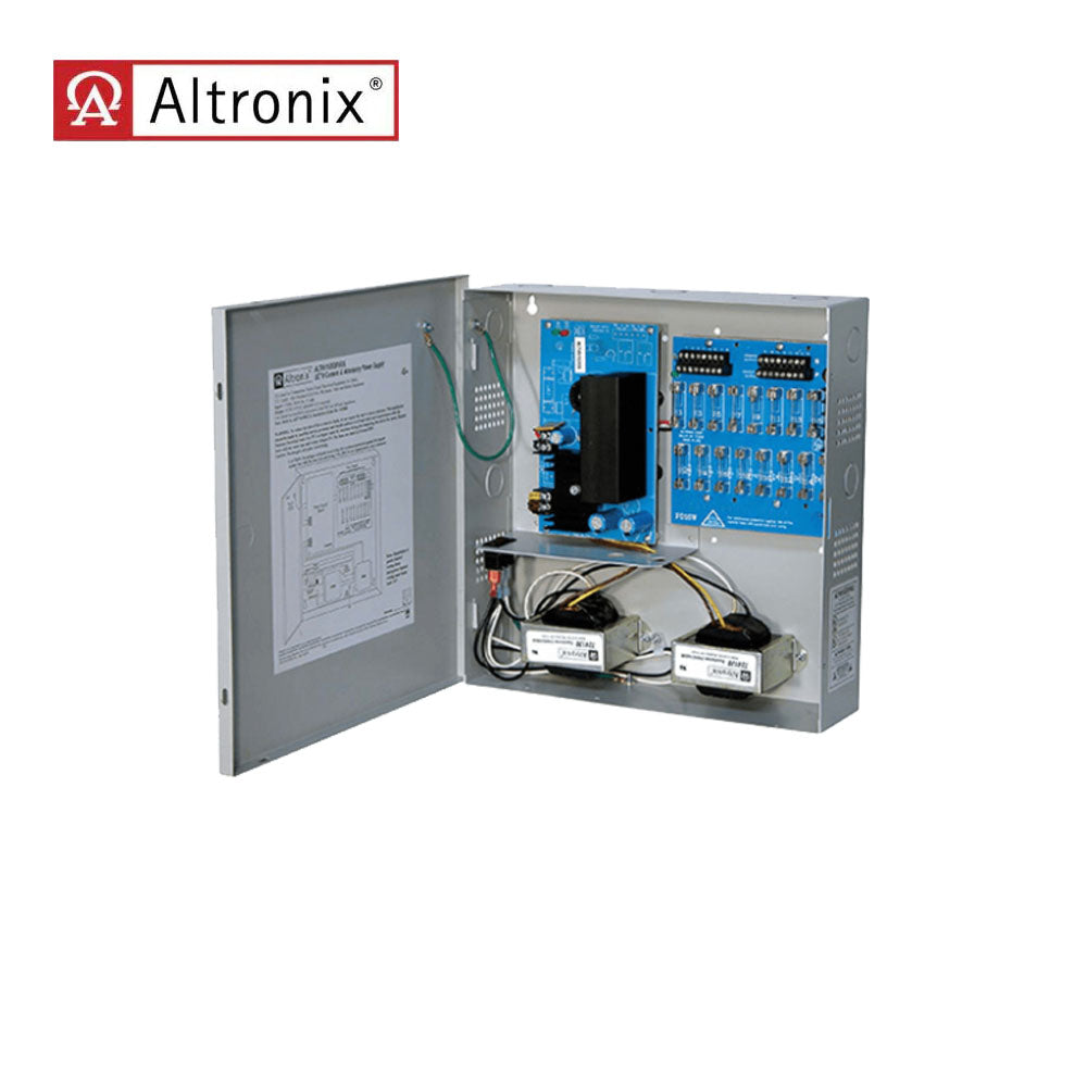 Altronix - ALTV615DC616UL - CCTV Power Supply with 16 Fuse Protected Outputs - Grey Enclosure