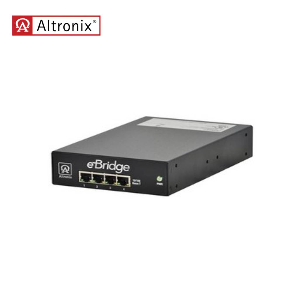 Altronix - EBRIDGE-4CR - IP Over Coax Receiver 4 port Incorporates Security Link Over Coax Technology