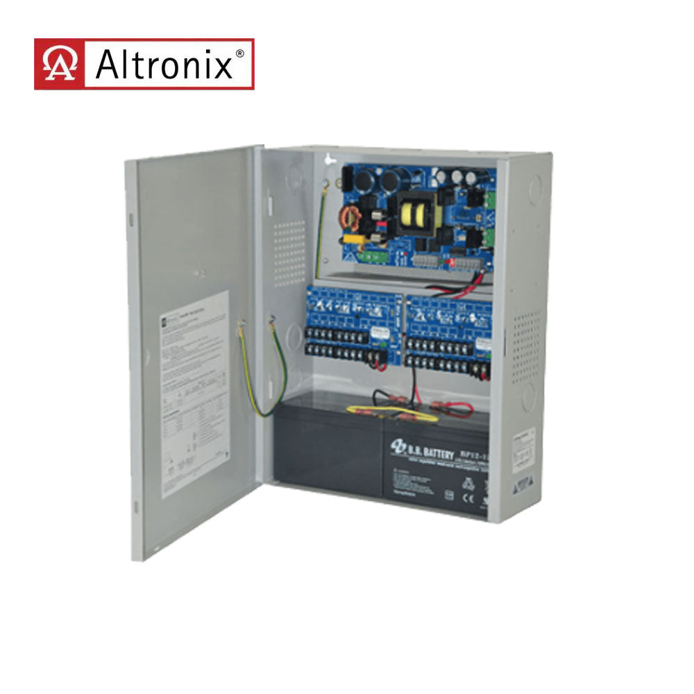 Altronix - EFLOW104NX16D - Power Supply Charger with 16 PTC Protected Outputs - Power-Limited Class 2 - BC400 Enclosure