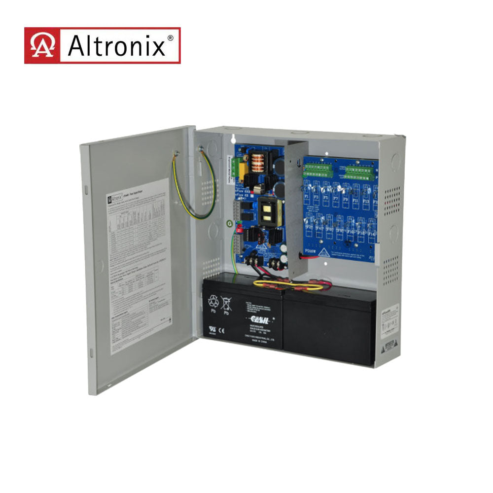 Altronix - EFLOW6N16D - Power Supply Charger with 16 PTC Outputs Class 2 - BC300 Enclosure