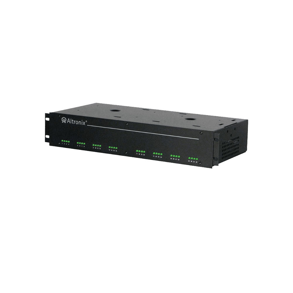 Altronix - R2432300UL - CCTV Isolated AC Rack Mount Power Supply - 16 Isolated PTC Protected Class 2 Outputs 24VAC at 25A