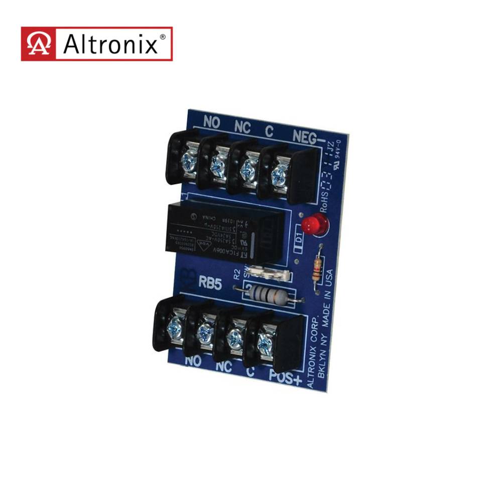 Altronix - RB5 - Relay Module - 28VDC DPDT Contacts