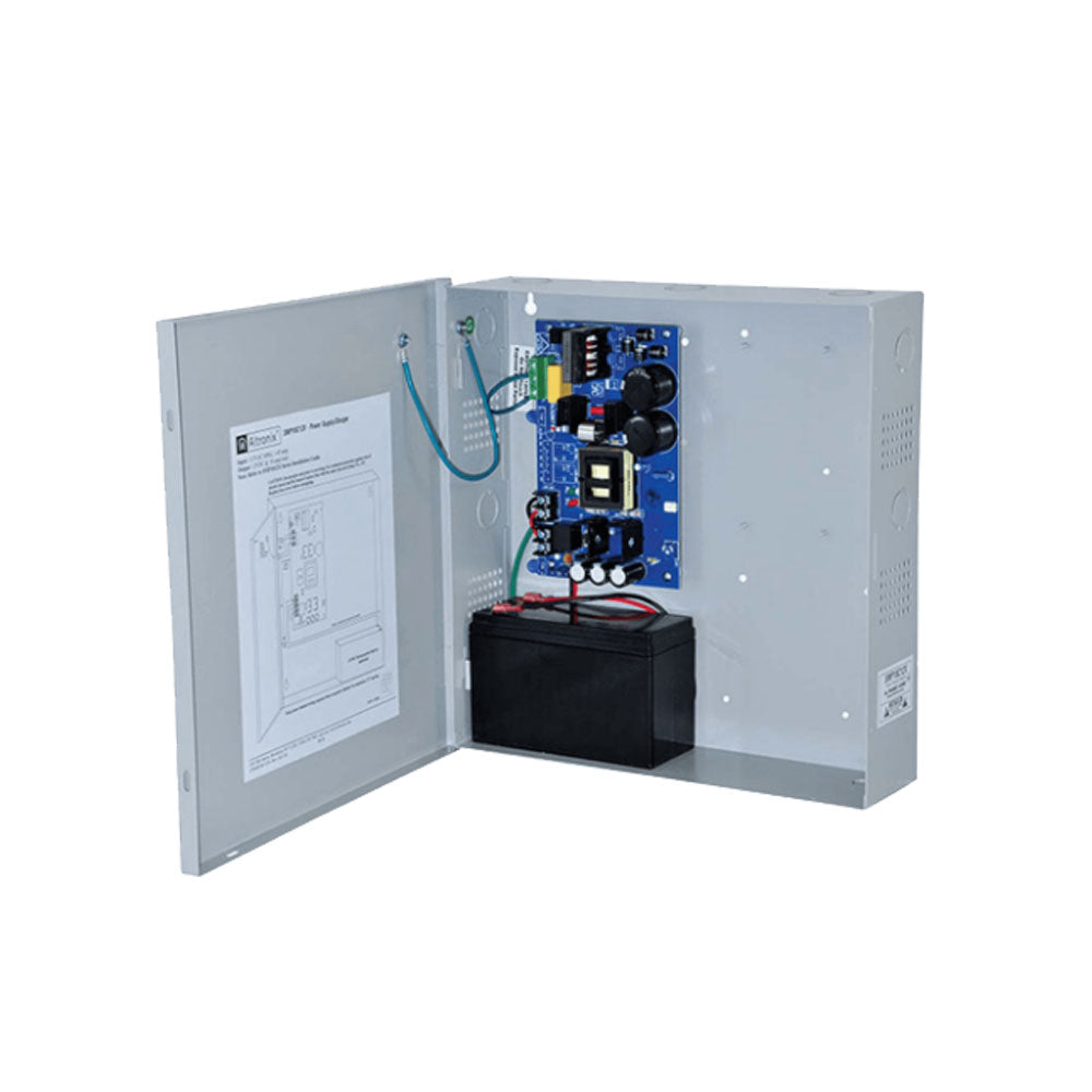 Altronix - SMP10C12X - Power Supply Charger with Single Output 12VDC at 10A - Grey Enclosure