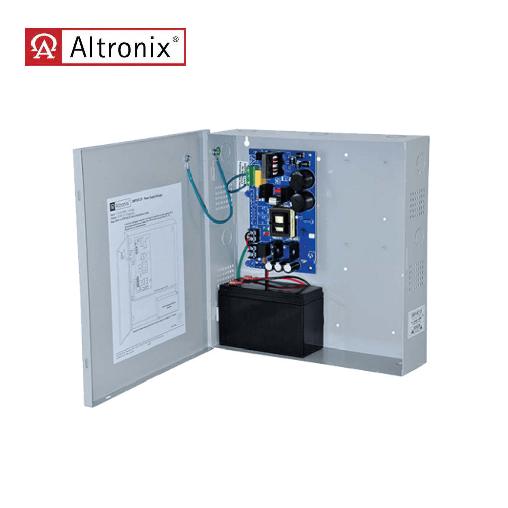 Altronix - SMP10C12X - Power Supply Charger with Single Output 12VDC at 10A - Grey Enclosure