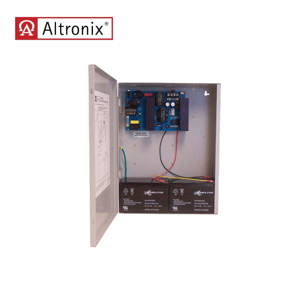 Altronix - SMP10C24X - Power Supply Charger with Single Output 24VDC at 10A - Grey Enclosure