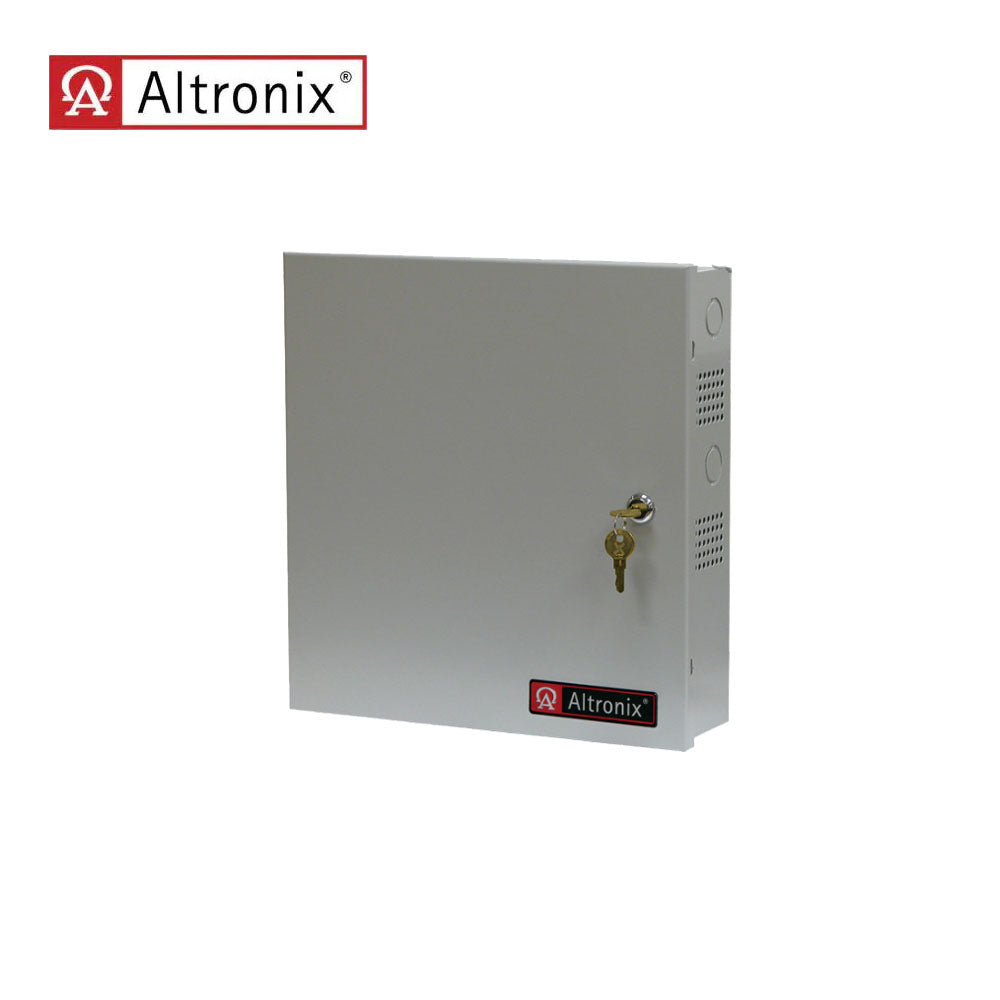 Altronix - SMP5PMP8 - Multi-Ouput Power Supply Charger with 8 Fuse Protected Outputs - 12 or 24VDC at 4A Output - Low Battery Supervision - Grey Enclosure