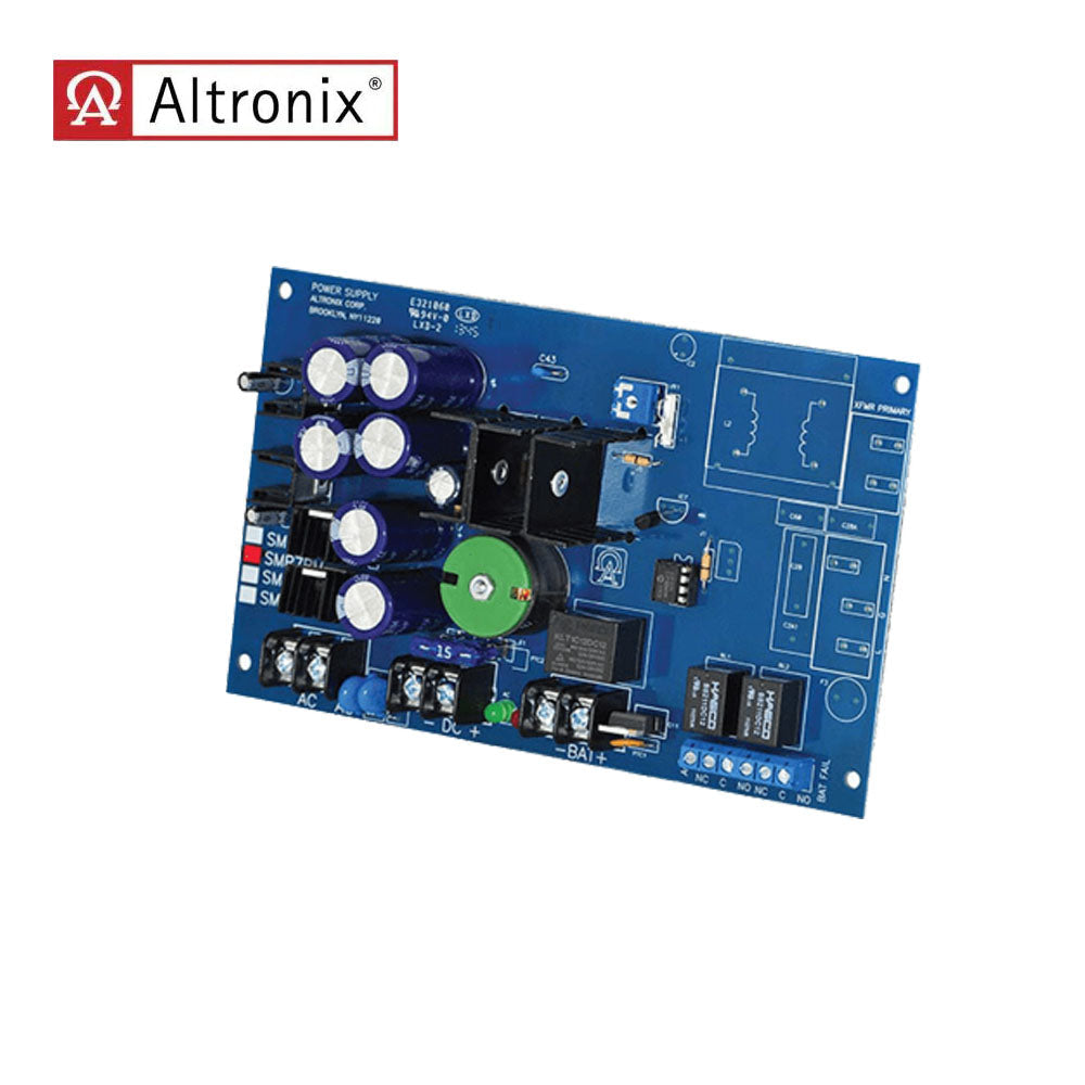 Altronix - SMP7PM - Supervised Power Supply Board - 28VAC Input - 12 or 24VDC at 6A Output