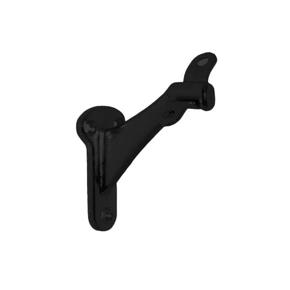 Don-Jo - 130-622 - Handrail Bracket with Cast Aluminum 2-13/16 Length and 1-1/2 Width - 622 (Flat Black Coated)