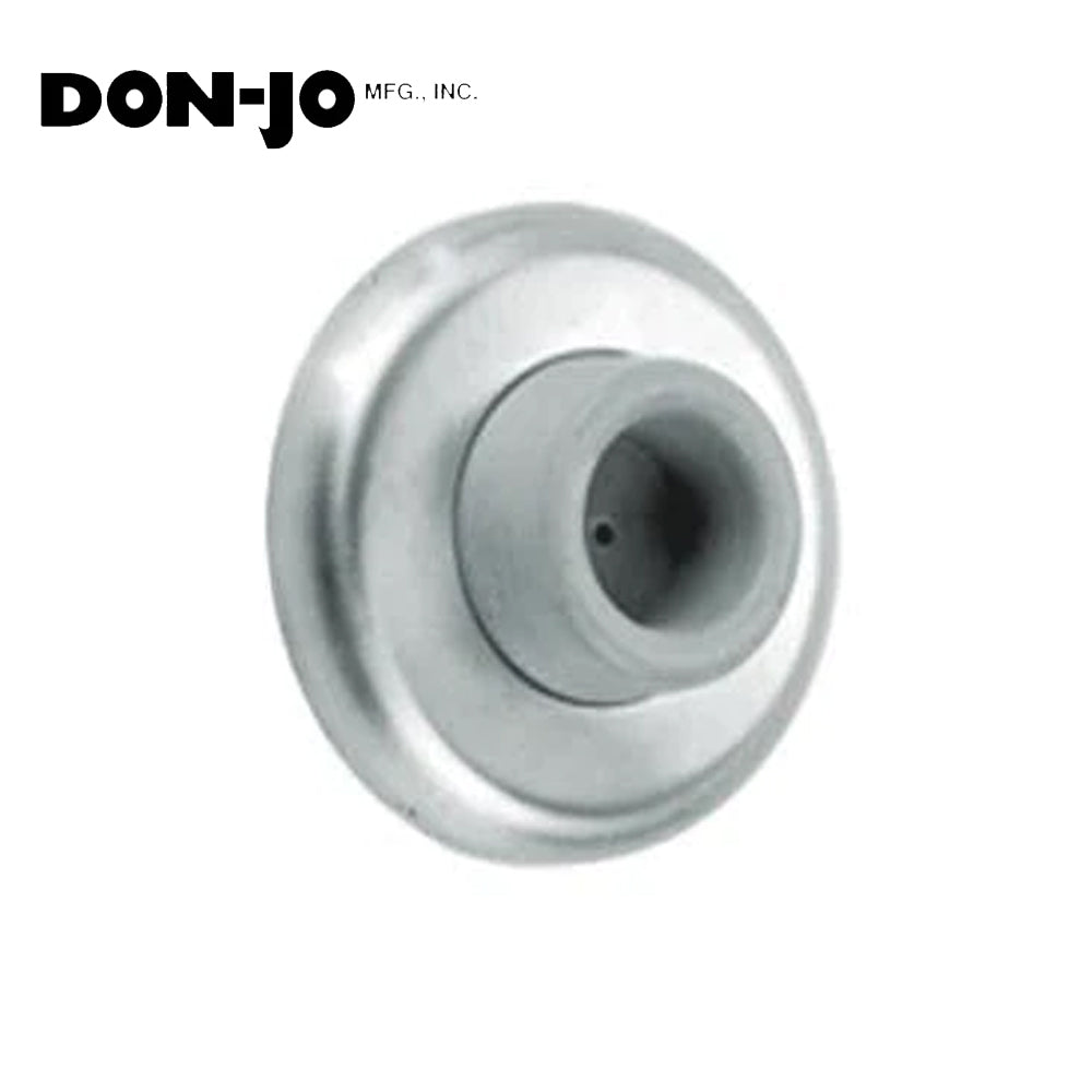 Don-Jo - 1407-619 - Wall Bumper with 1 Projection and 2-1/2 Diameter - 619 (Satin Nickel Plated Finish)