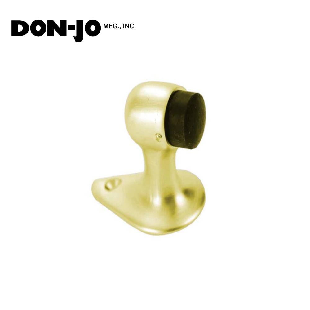 Don-Jo - 1450-605 - Floor Stop with 2-1/8 Height - 605 (Bright Brass Finish)