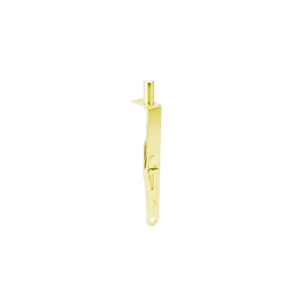 Don-Jo - 1640-605 - Manual Flush Bolt for Wood Door 6 Length and 3/4 Width with ANSI A156.16 - 605 (Bright Brass Finish)