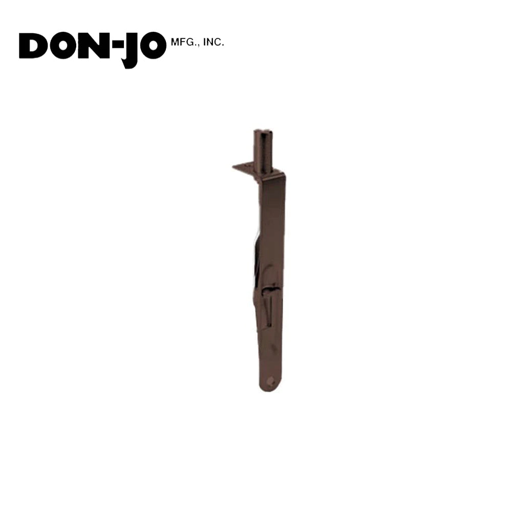 Don-Jo - 1640-613 - Manual Flush Bolt for Wood Door 6 Length and 3/4 Width with ANSI A156.16 - 613 (Oil Rubbed Bronze Finish)