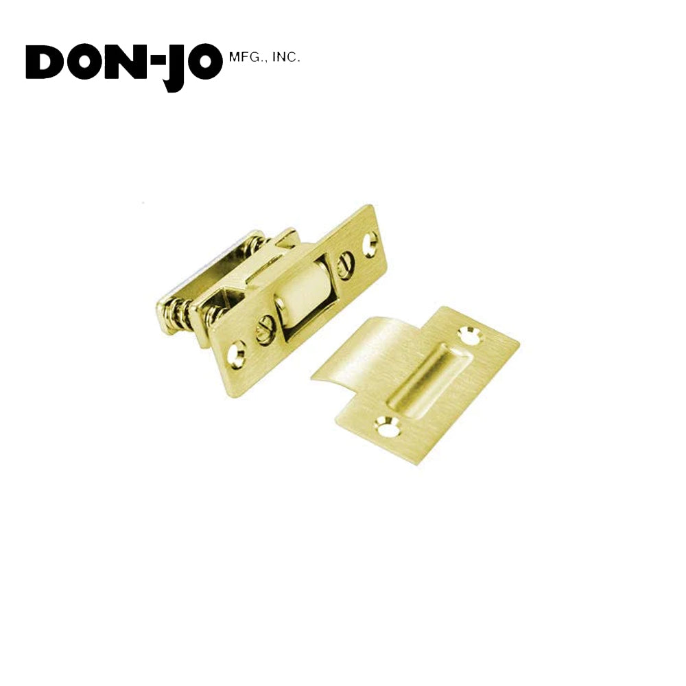 Don-Jo - 1702-605 - Roller Latches with 3-3/8 Length and 1 Width - 605 (Bright Brass Finish)