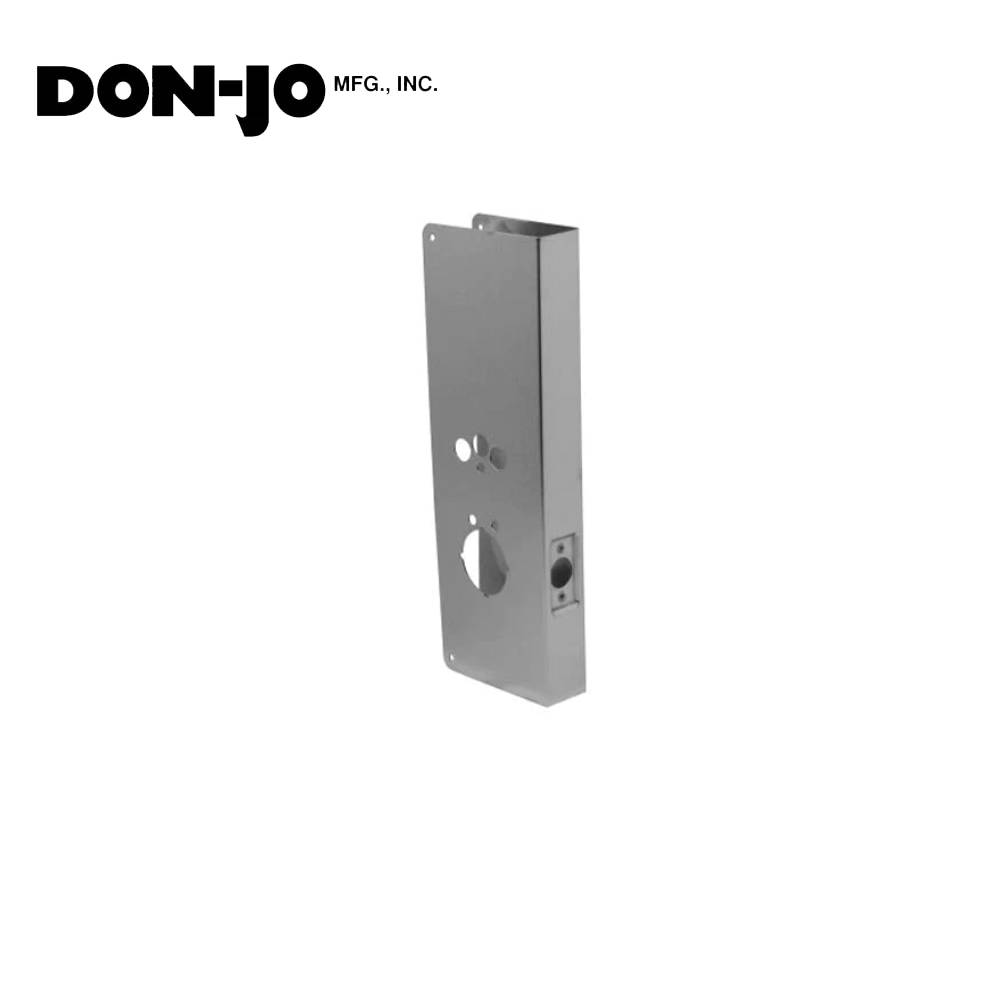 Don-Jo - 18-S-CW - Wrap-Around Plate - 2-3/4 Backset - S (Satin Stainless Steel Finish-630)