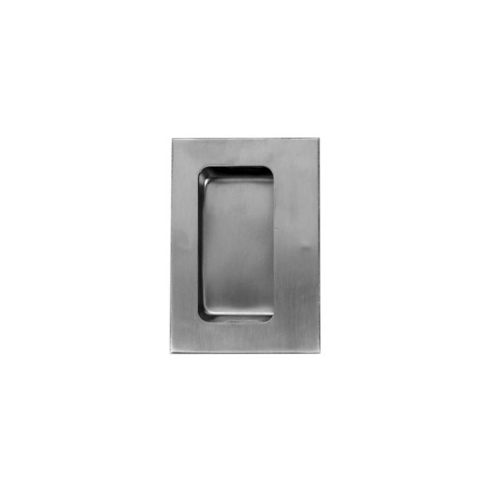 Don-Jo - 1848-630 - Flush Cup Pull Plate - 630 (Satin Stainless Steel Finish)