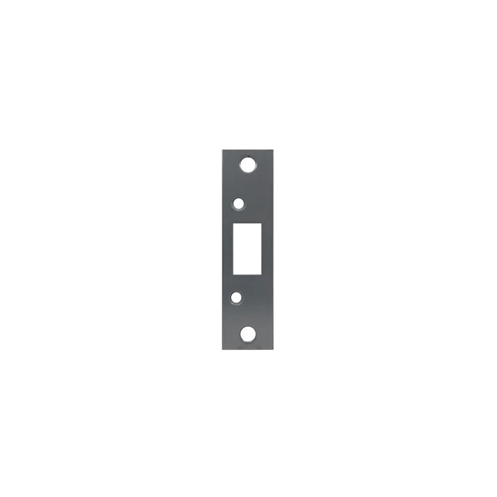 Don-Jo - 2-SDS-SL - Security Strike for Deadbolt 13 Gauge Steel - No Lip with 4-7/8Height and 1-1/4 Width - SL (Aluminum Painted Finish)