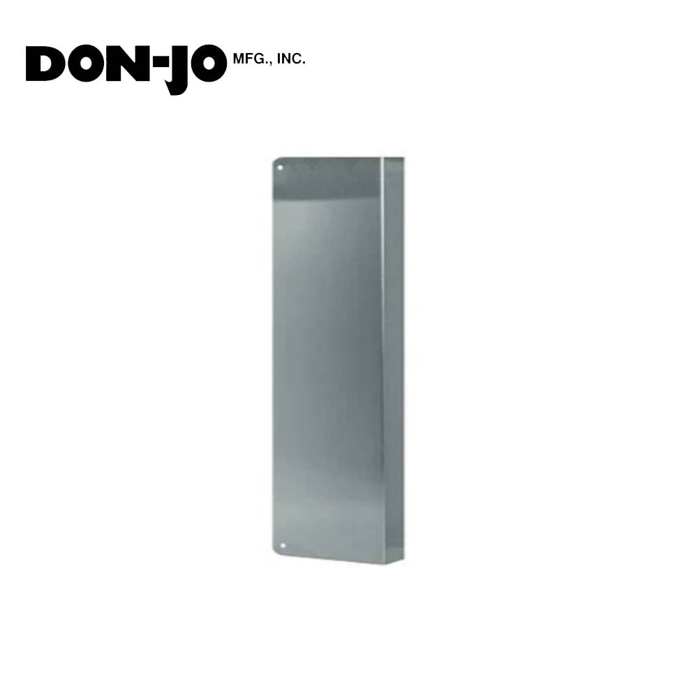 Don-Jo - 20B-S-CW - Wrap Around Plate 22 Gauge Steel 20 Height and 5-1/8 Width - S (Satin Stainless Steel Finish-630)
