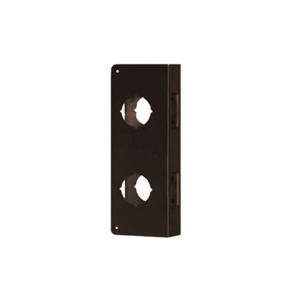 Don-Jo - 258-10B-CW - Wrap Around Plate for Double Locks 22 Gauge Steel 12 Height and 4-1/4 Width with 2-3/4 Backset - 10B (Oil Rubbed Bronze Finish-613)