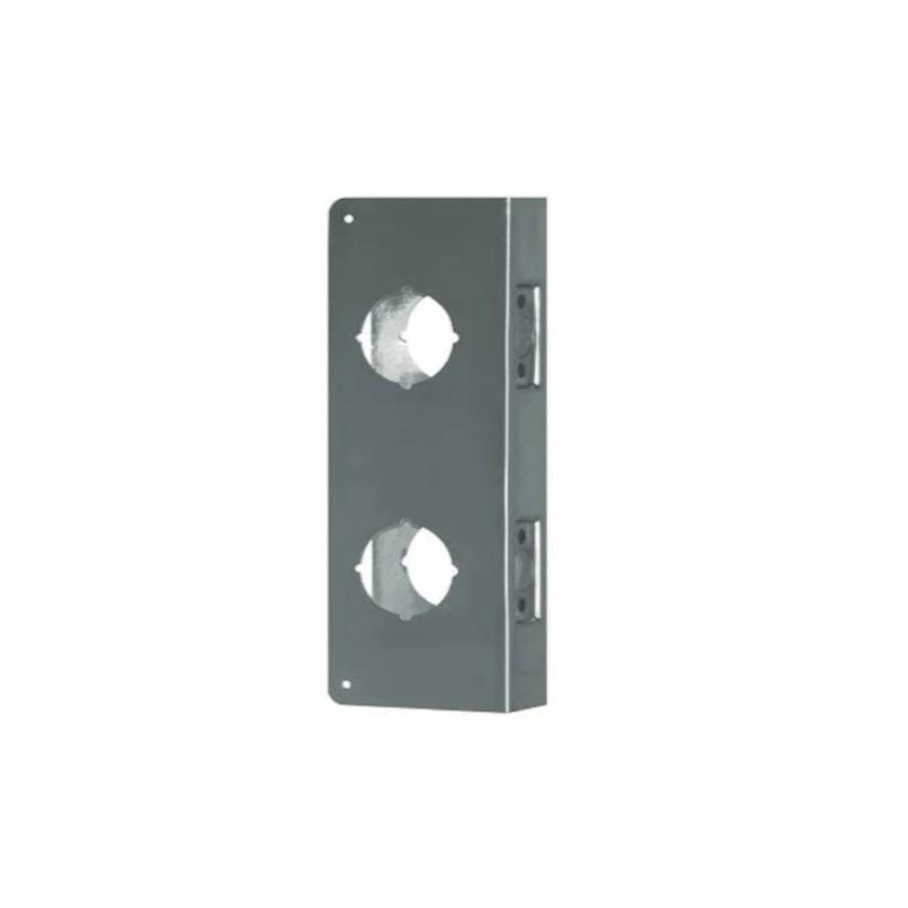 Don-Jo - 258-S-CW - Wrap Around Plate for Double Locks 22 Gauge Steel 12 Height and 4-1/4 Width with 2-3/4 Backset - S (Satin Stainless Steel Finish-630)