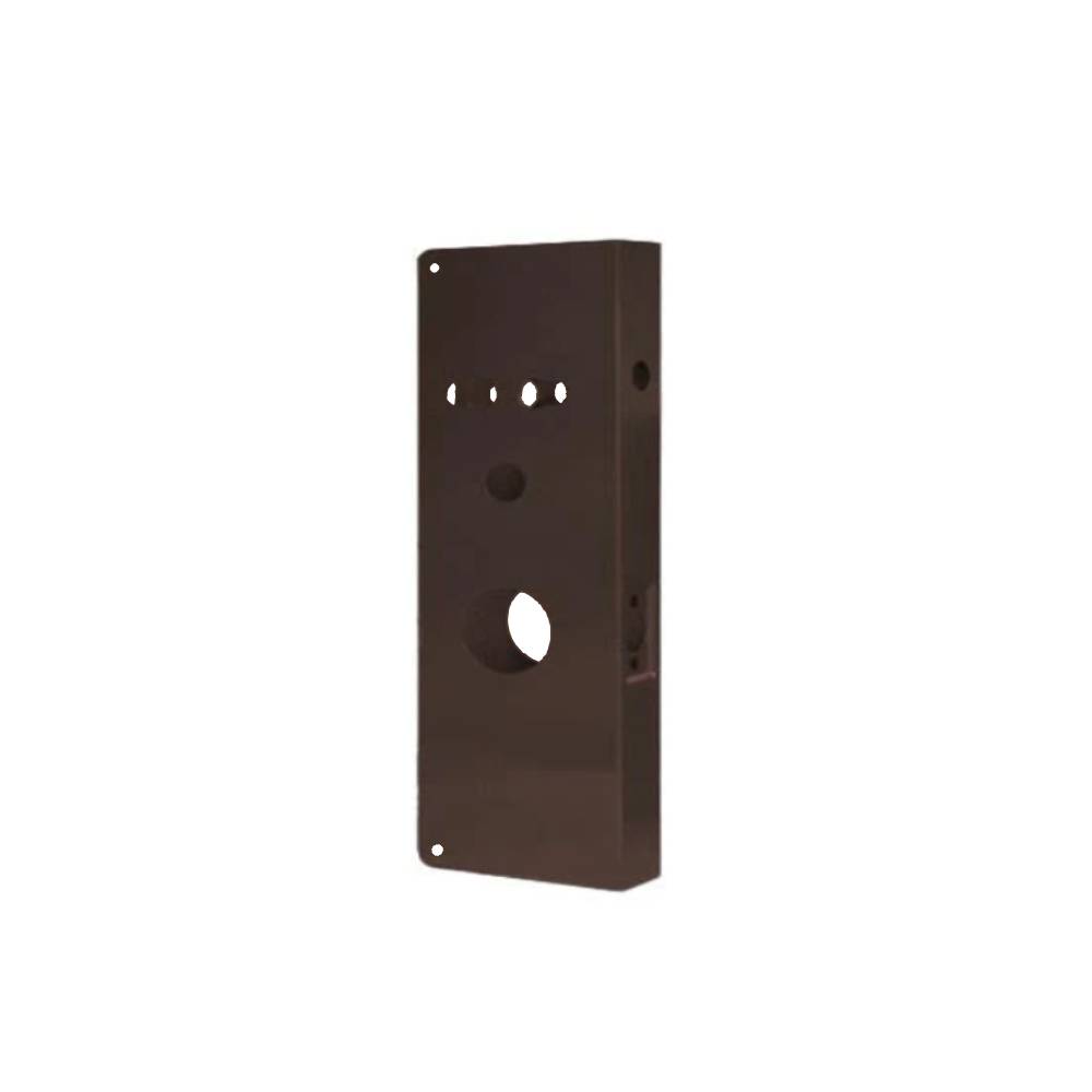 Don-Jo - 26CO-10B-CW - Wrap Around Plate 22 Gauge Steel 16-5/8 Height and 5-1/8 Width with 2-3/4 Backset - 10B (Oil Rubbed Bronze Finish-613)