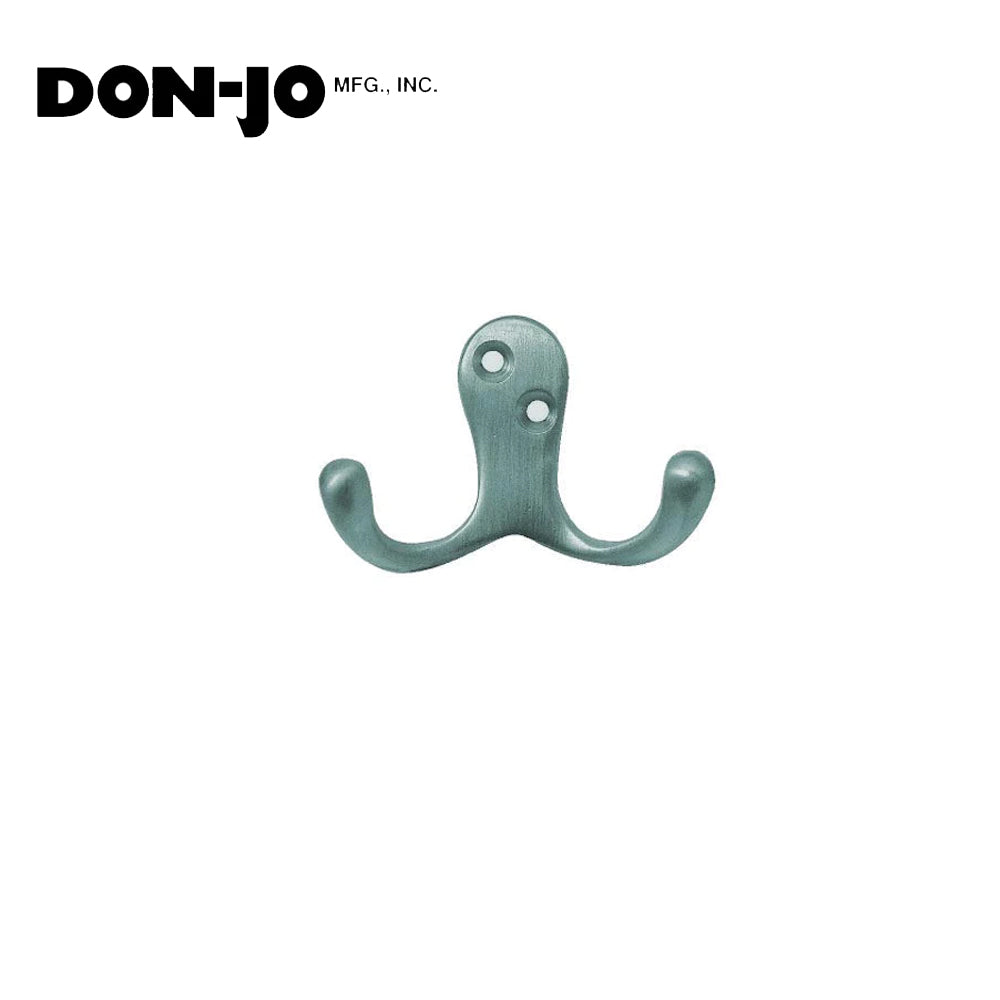 Don-Jo - 302-626 - Coat Hook Double Hook (Side by Side) - 626 (Satin Chromium Plated)